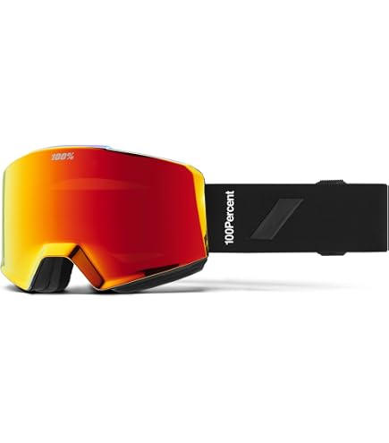 Amazon.com: 100% SNOWCRAFT XL AF HiPER Premium Protective Goggles